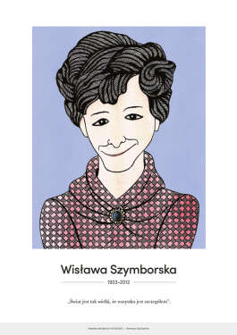 Wisława Szymborska – karykatura