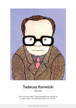 Tadeusz Konwicki – karykatura