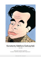 Konstanty Ildefons Gałczyński – karykatura