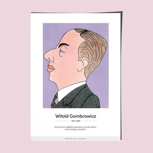 Witold Gombrowicz – karykatura