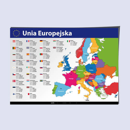 Unia Europejska - Mapa