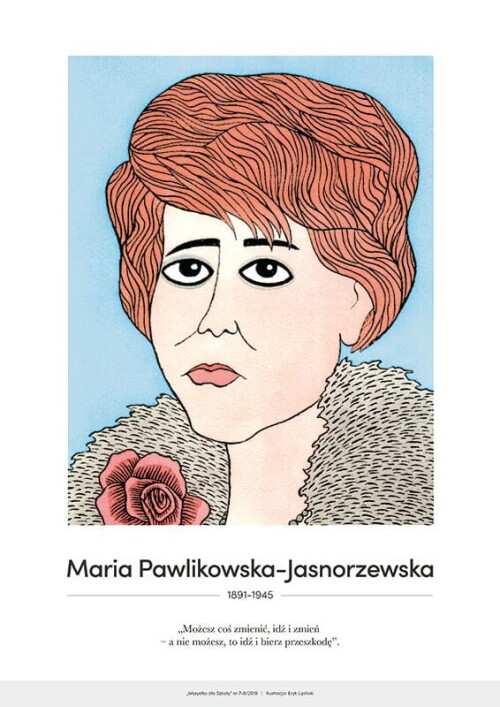 Maria Pawlikowska-Jasnorzewska – karykatura