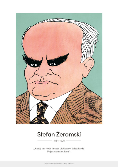 Stefan Żeromski – karykatura